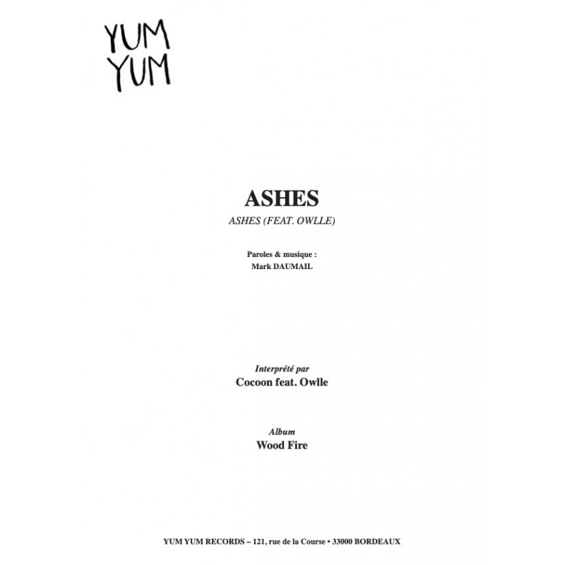 Partition PDF ASHES COCOON