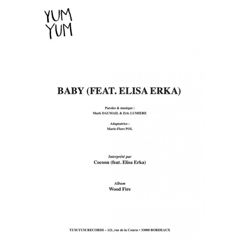 Partition PDF BABY FEAT ELISA ERKA COCOON