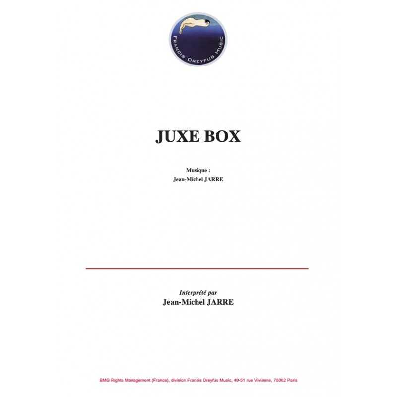 Partition JUXE BOX Jean-Michel JARRE PDF