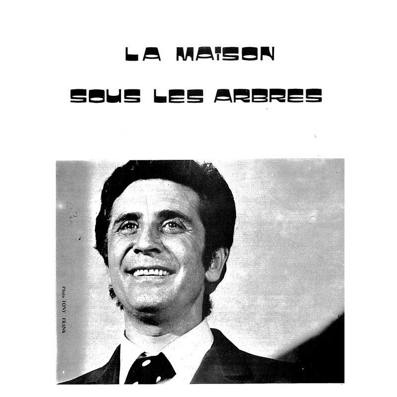 Partition LA MAISON SOUS LES ARBRES Gilbert Bécaud pdf