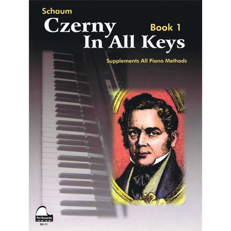 Partition CZERNY IN ALL KEYS BOOK 1