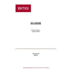 Sheet music HABIBI SOUF PDF