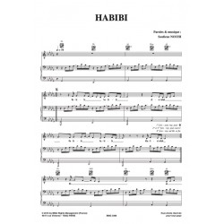Sheet music HABIBI SOUF PDF