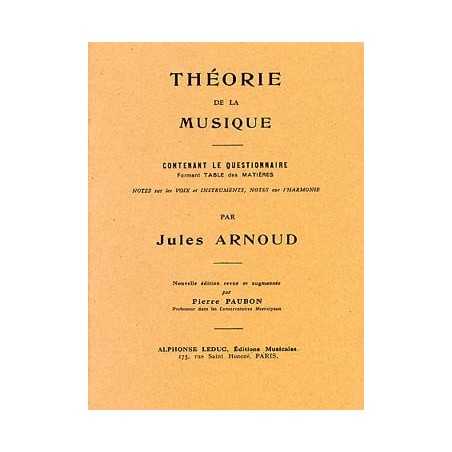 ARNOUD THÉORIE DE LA MUSIQUE