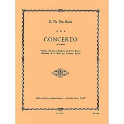 C.P.E. BACH CONCERTO EN LA mineur (alto / Piano)
