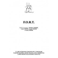 Sheet music F.O.R.T. Louis CHEDID pdf