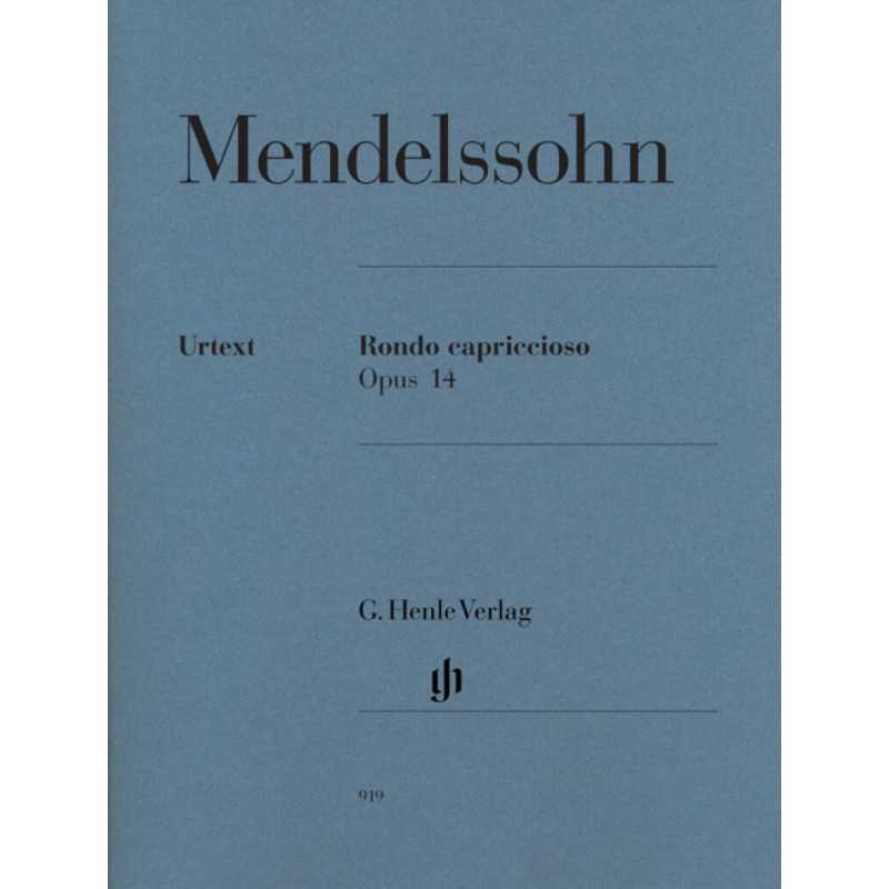 Partition RONDO CAPRICCIOSO OP.14 Felix Mendelssohn Bartholdy
