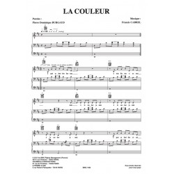 Sheet music LA COULEUR LE SOLDAT ROSE pdf