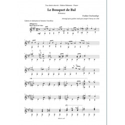 Sheet music LE BOUQUET DE BAL Pauline Duchambge