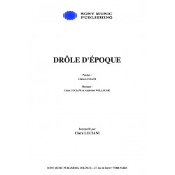 Partition DRÔLE D'ÉPOQUE Clara LUCIANI pdf