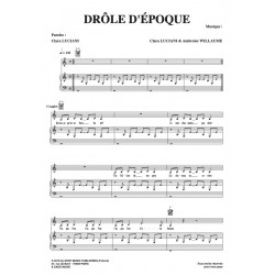 Partition DRÔLE D'ÉPOQUE Clara LUCIANI pdf