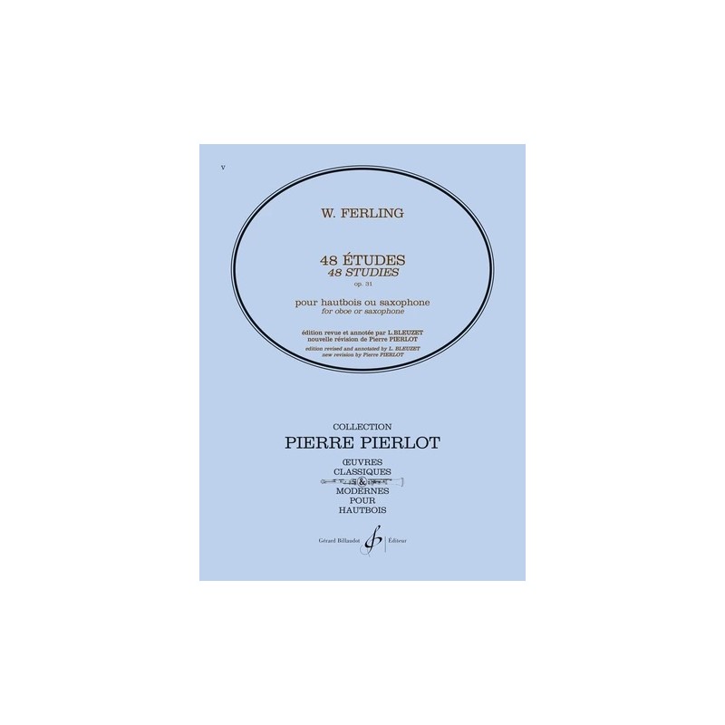 Partition 48 ETUDES OPUS 31 Franz Wilhelm FERLING