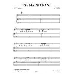 Partition PAS MAINTENANT Axelle RED pdf