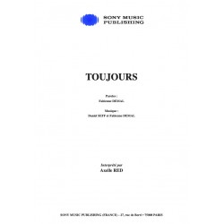 Partition TOUJOURS Axelle RED pdf