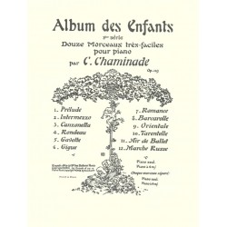 Sheet music ALBUM DES ENFANTS PREMIÈRE SÉRIE OP.123 Cécile CHAMINADE