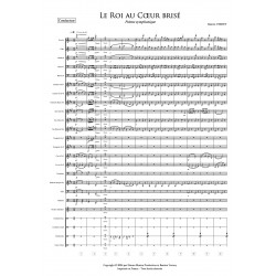 Sheet music LE ROI AU CŒUR BRISÉ Bastien Verney