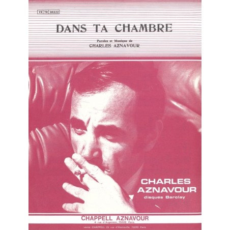 DANS TA CHAMBRE