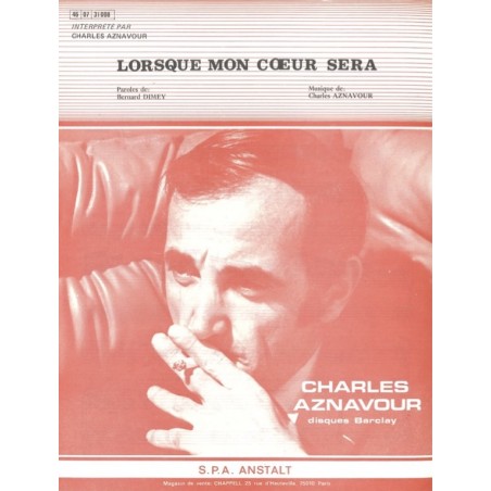 LORSQUE MON CŒUR SERA