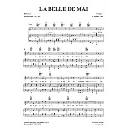 Sheet music LA BELLE DE MAI Germaine MONTERO pdf