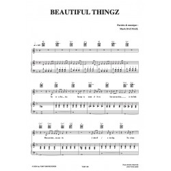 Sheet music BEAUTIFUL THINGZ COCOON pdf