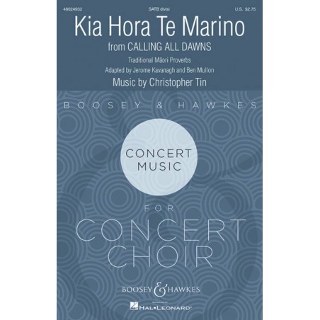 KIA HORA TE MARINO (SATB)