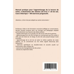 MANUEL PRATIQUE DE LECTURE DE NOTES À DESTINATION DES JEUNES ALTISTES Nicolas Hussein
