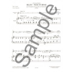 Sheet music BLEU NOCTURNE Armando Ghidoni