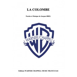 Partition LA COLOMBE Jacques Brel pdf