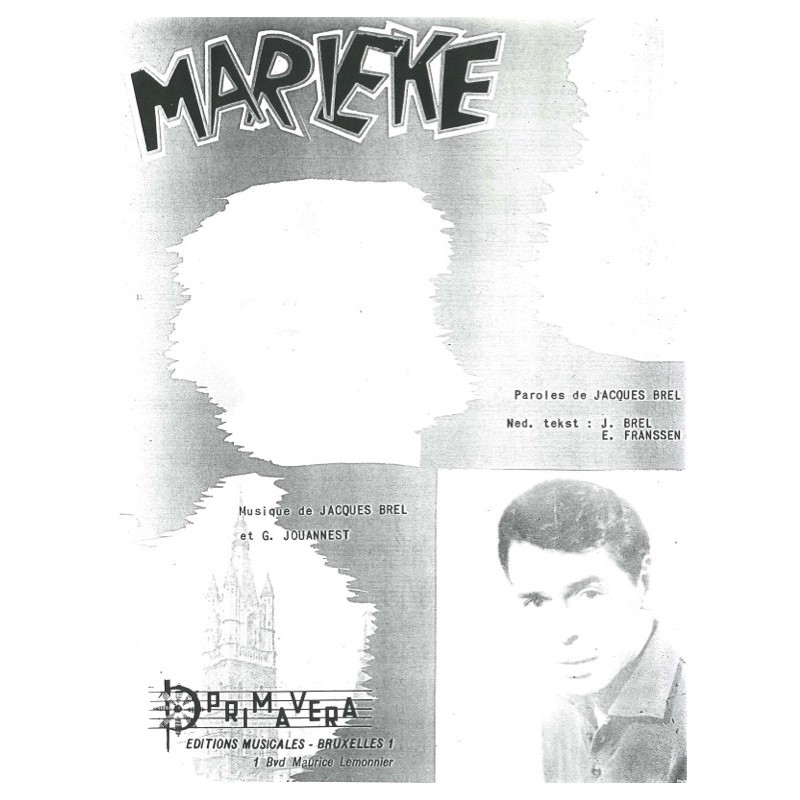 Partition MARIEKE Jacques Brel pdf