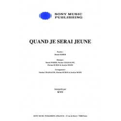 Partition QUAND JE SERAI JEUNE KYO PDF