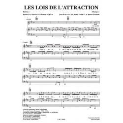 Partition LES LOIS DE L'ATTRACTION MADAME MONSIEUR pdf