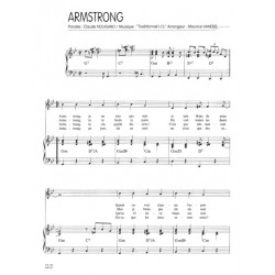 Sheet music ARMSTRONG Claude Nougaro