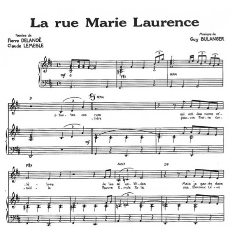 LA RUE MARIE LAURENCE