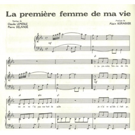 LA PREMIÈRE FEMME DE MA VIE