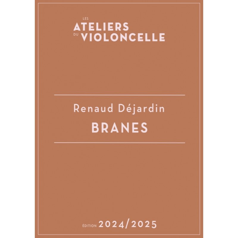 Partition BRANES Renaud Déjardin pdf