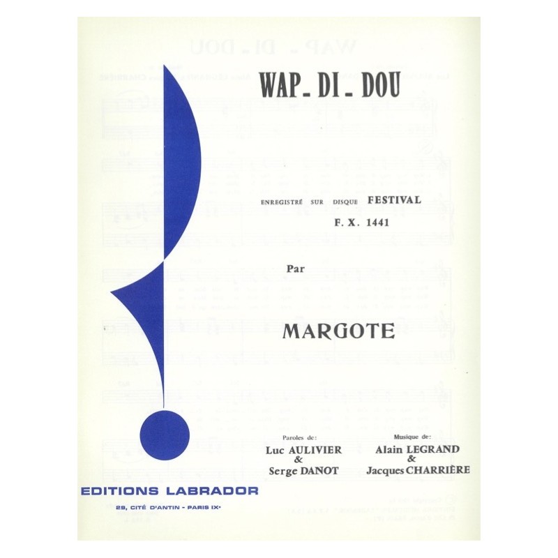 Partition WAP-DI-DOU MARGOTTE