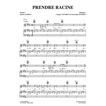 PRENDRE RACINE