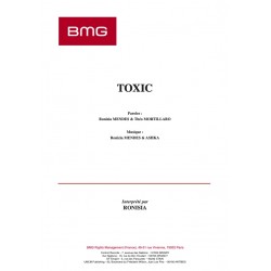 Sheet music TOXIC RONISIA PDF