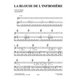 Partition LA BLOUSE DE L'INFIRMIÈRE Johnny Hallyday pdf