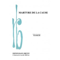 Partition MARTYRE DE LA CAUSE MATHILDE pdf