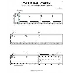 Partition THIS IS HALLOWEEN Danny Elfman