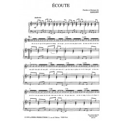 Sheet music ÉCOUTE DJOLOFF pdf
