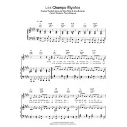 Sheet music LES CHAMPS ÉLYSÉES Joe Dassin