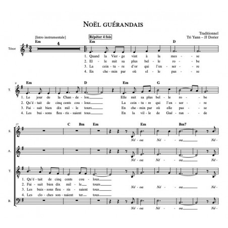 NOËL GUÉRANDAIS (CHORALE)
