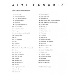 Songbook Jimi Hendrix THE COMPLETE SCORES