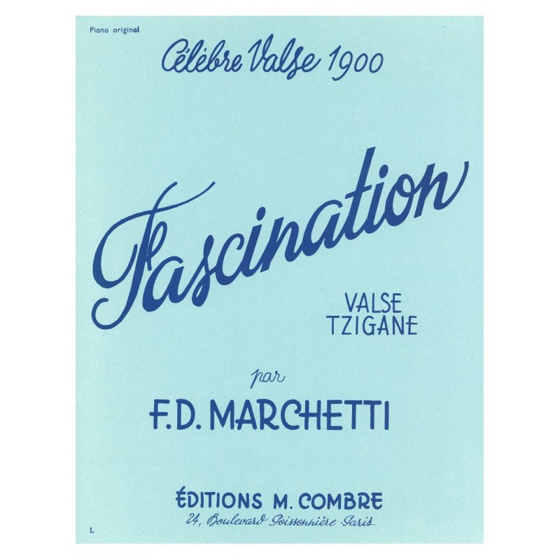 Sheet music FASCINATION Fermo Dante MARCHETTI