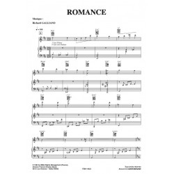 Sheet music ROMANCE Richard GALLIANO pdf