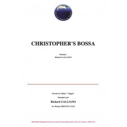 Sheet music CHRISTOPHER'S BOSSA Richard Galliano pdf