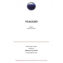 Sheet music VIAGGIO Richard GALLIANO