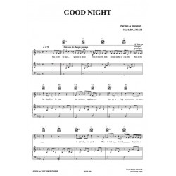 Sheet music GOOD NIGHT COCOON pdf
